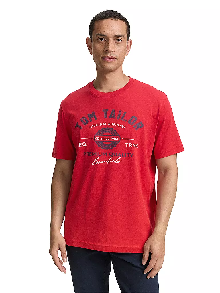 TOM TAILOR | T-shirt | rot