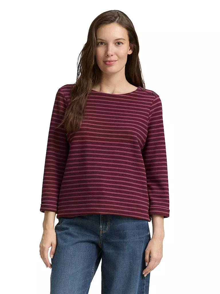 TOM TAILOR | T-shirt | dunkelrot