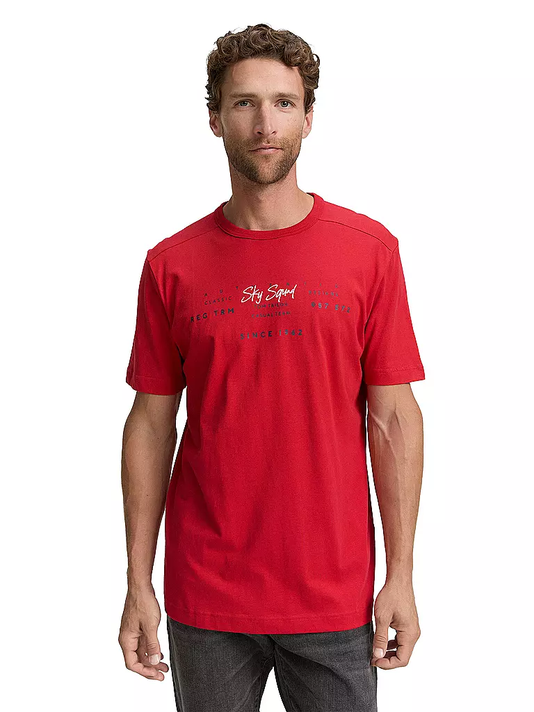 TOM TAILOR | T-shirt | Rouge