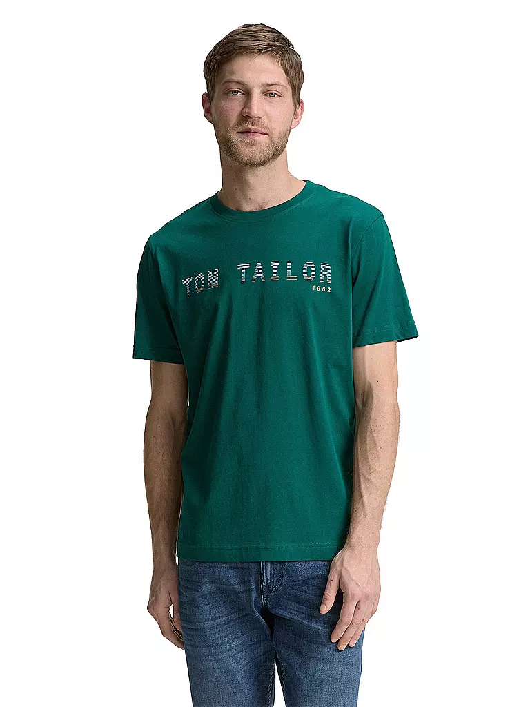 TOM TAILOR | T-shirt | dunkelgrün