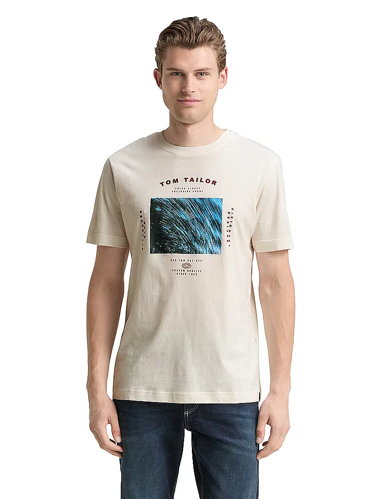 TOM TAILOR | T-Shirt | Blanc
