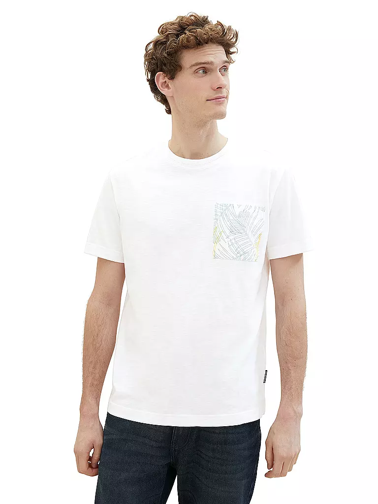 TOM TAILOR | T-Shirt | Blanc