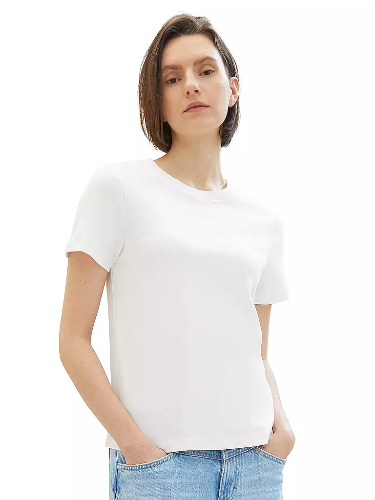 TOM TAILOR | T-Shirt | Blanc