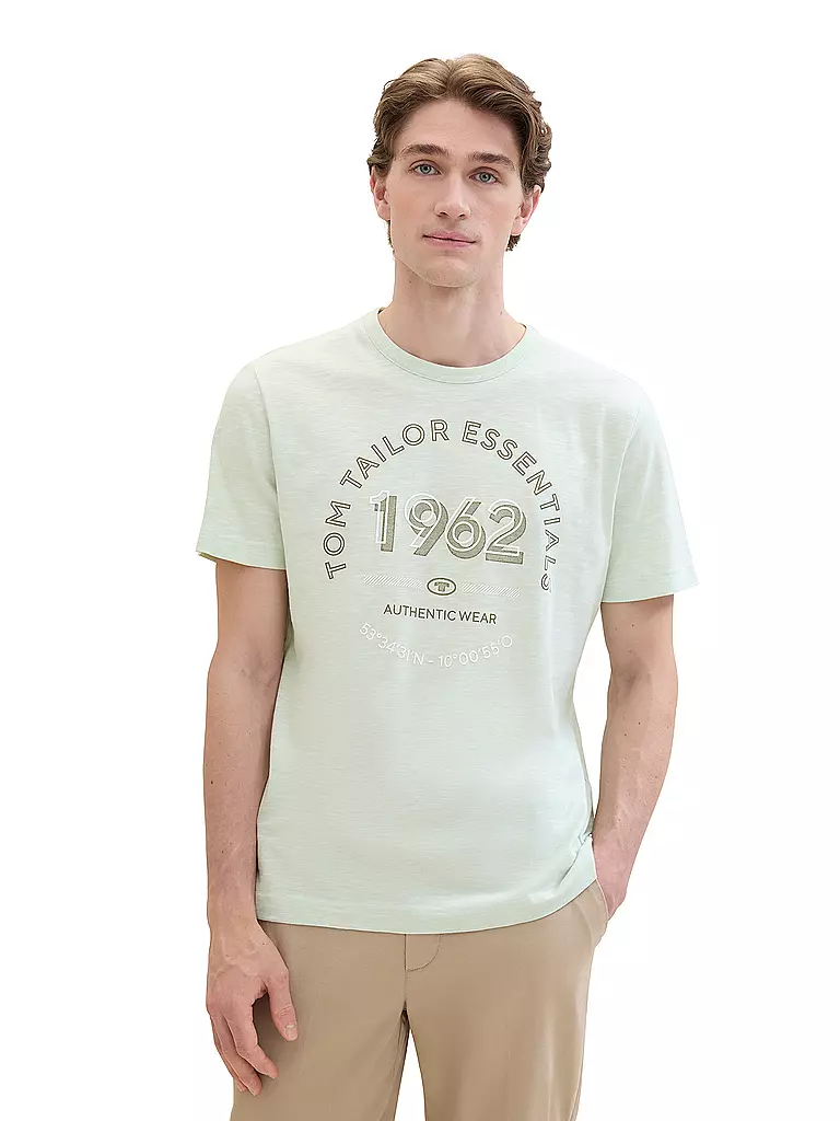 TOM TAILOR | T-Shirt | Vert clair