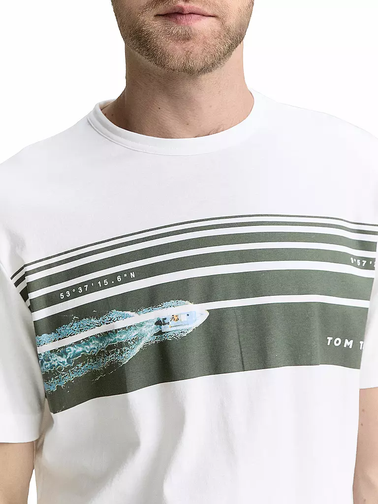 TOM TAILOR | T-shirt | weiss