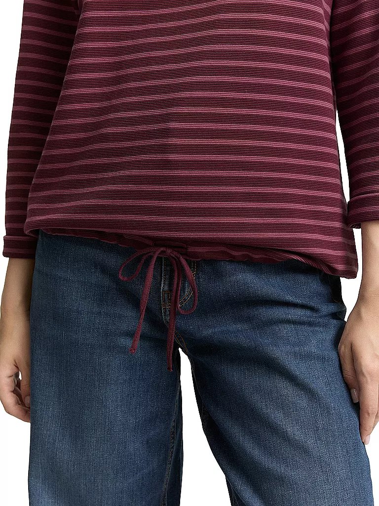 TOM TAILOR | T-shirt | dunkelrot