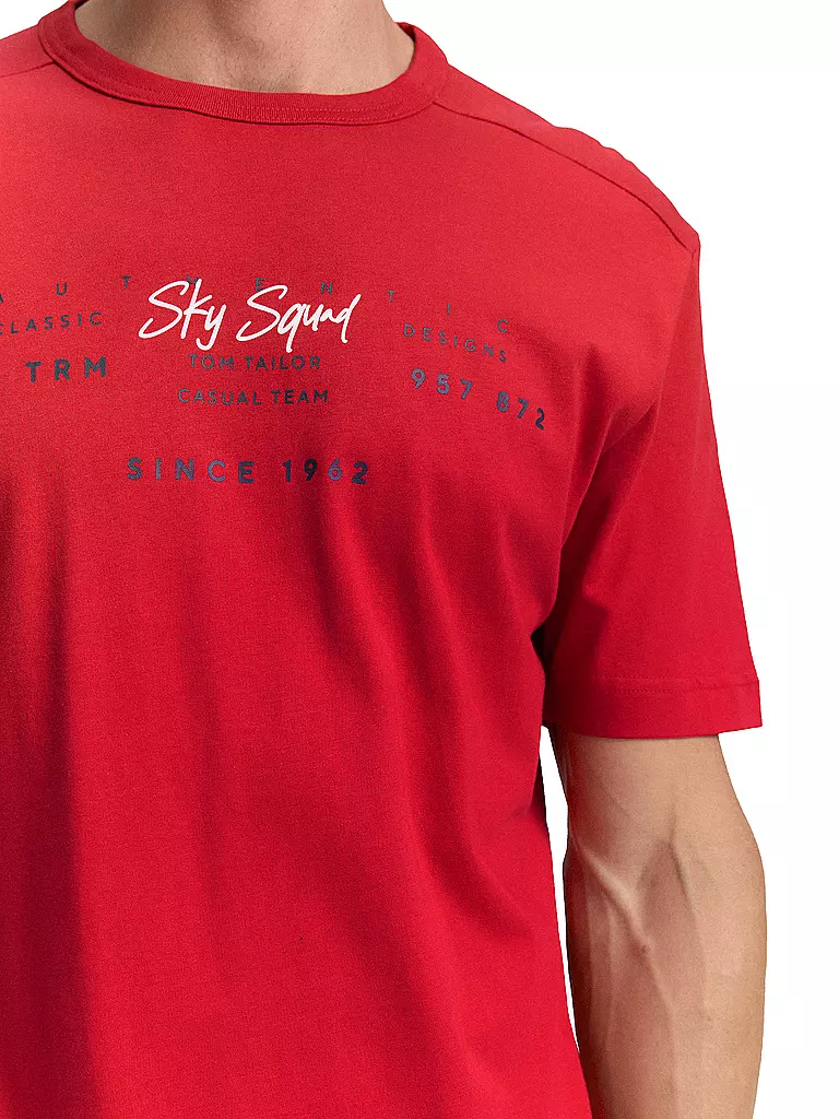 TOM TAILOR | T-shirt | Rouge