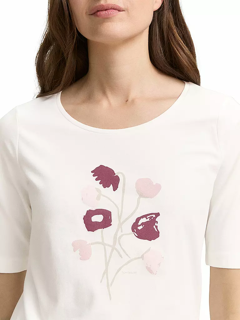 TOM TAILOR | T-shirt | creme