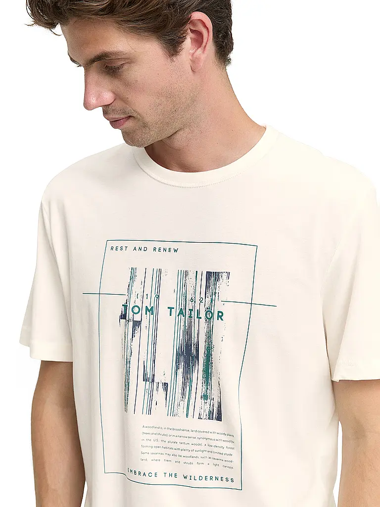 TOM TAILOR | T-shirt | weiss