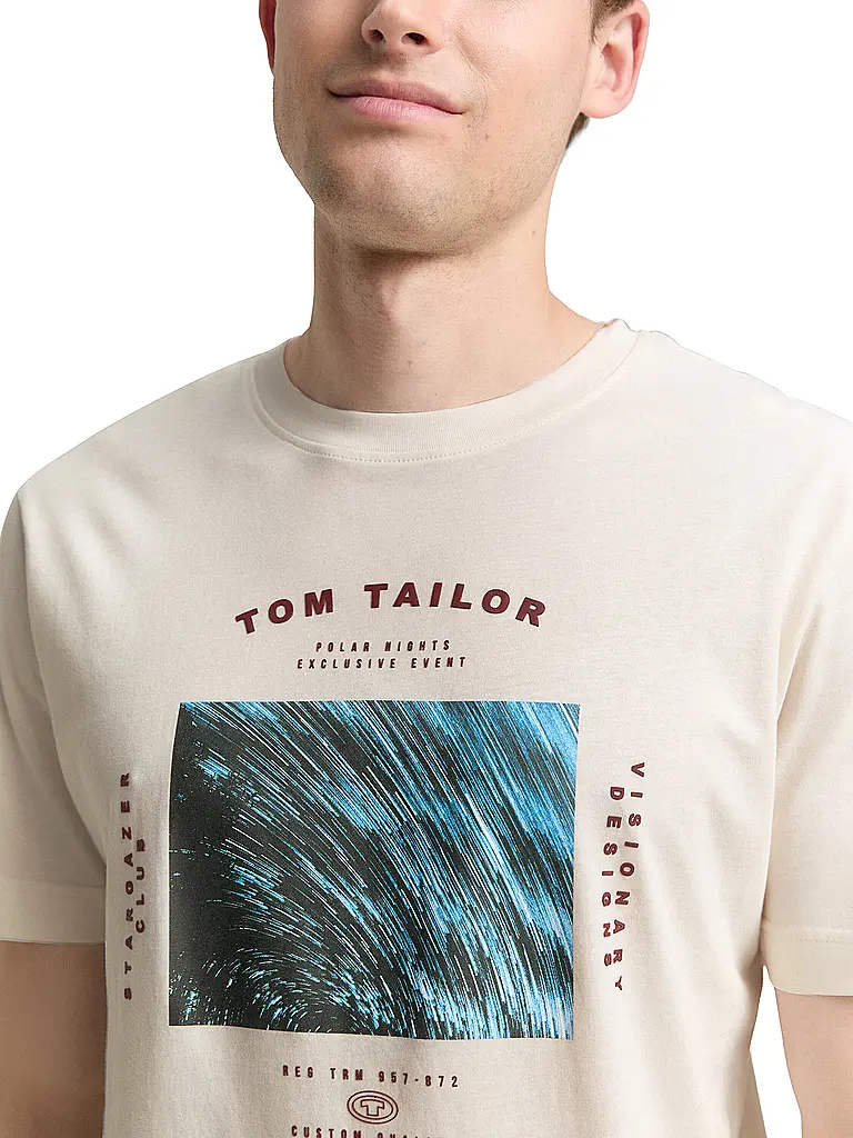 TOM TAILOR | T-Shirt | Blanc