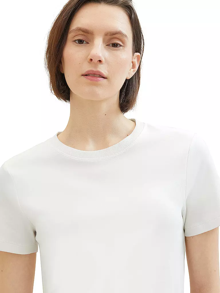 TOM TAILOR | T-Shirt | Blanc