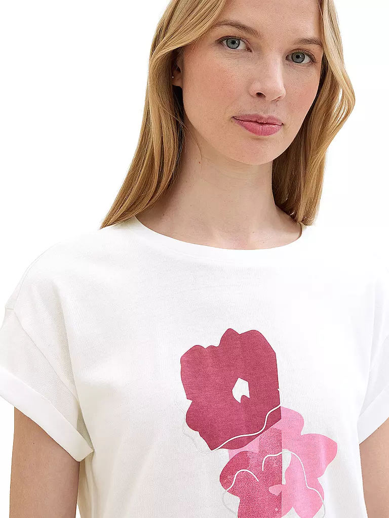 TOM TAILOR | T-Shirt | Blanc