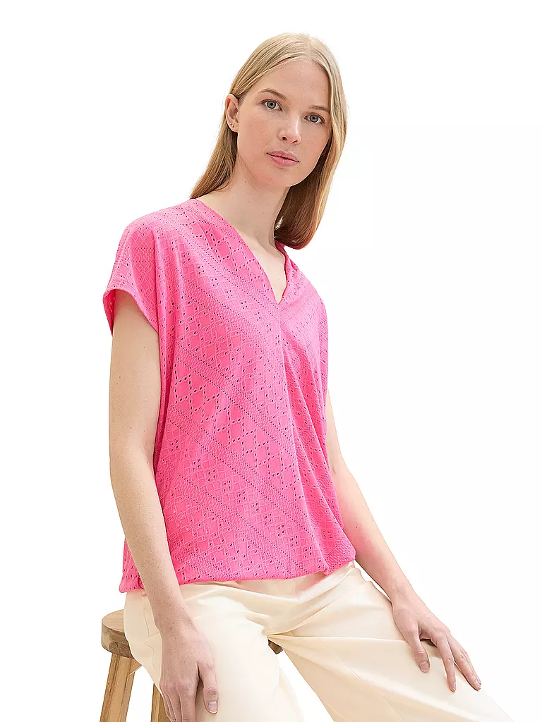 TOM TAILOR | T-Shirt | Rose vif