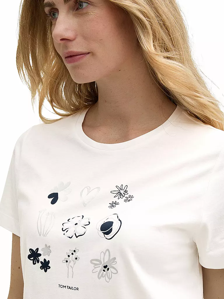 TOM TAILOR | T-shirt | weiss