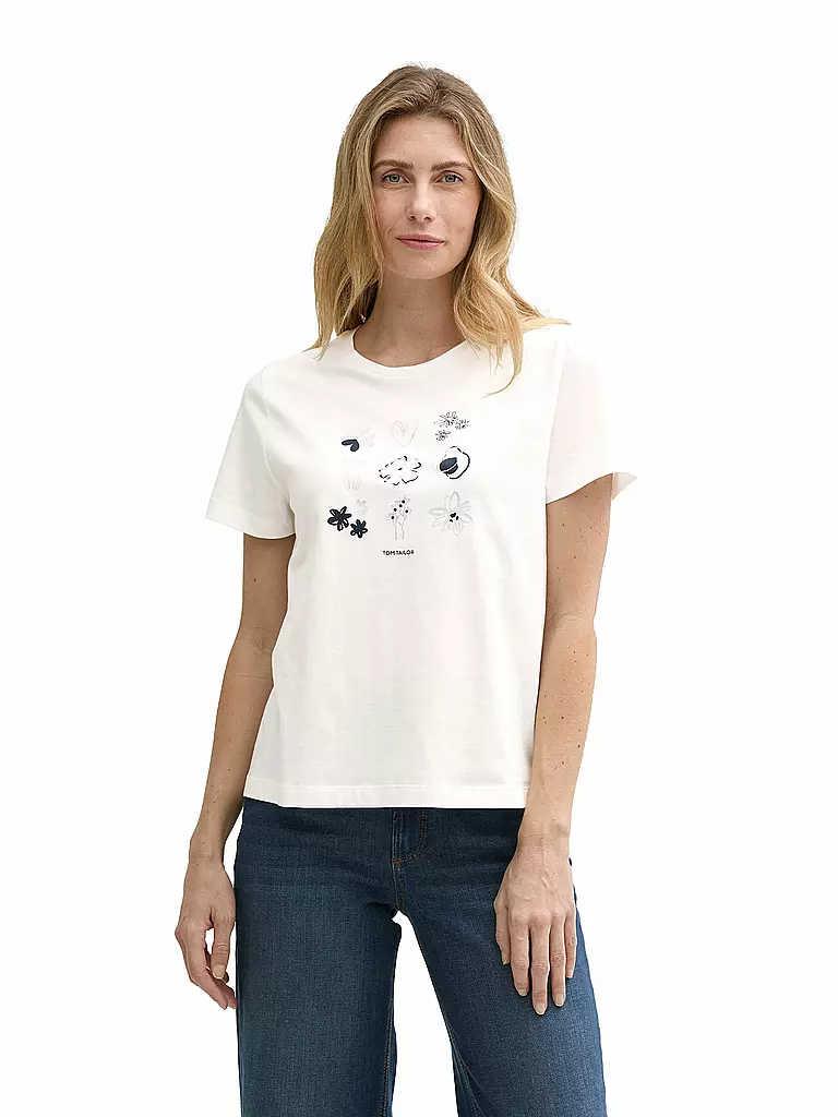 TOM TAILOR | T-shirt | weiss