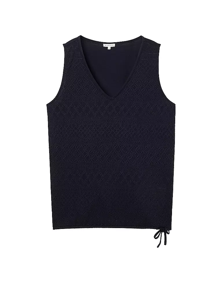 TOM TAILOR | Top  | Bleu foncé