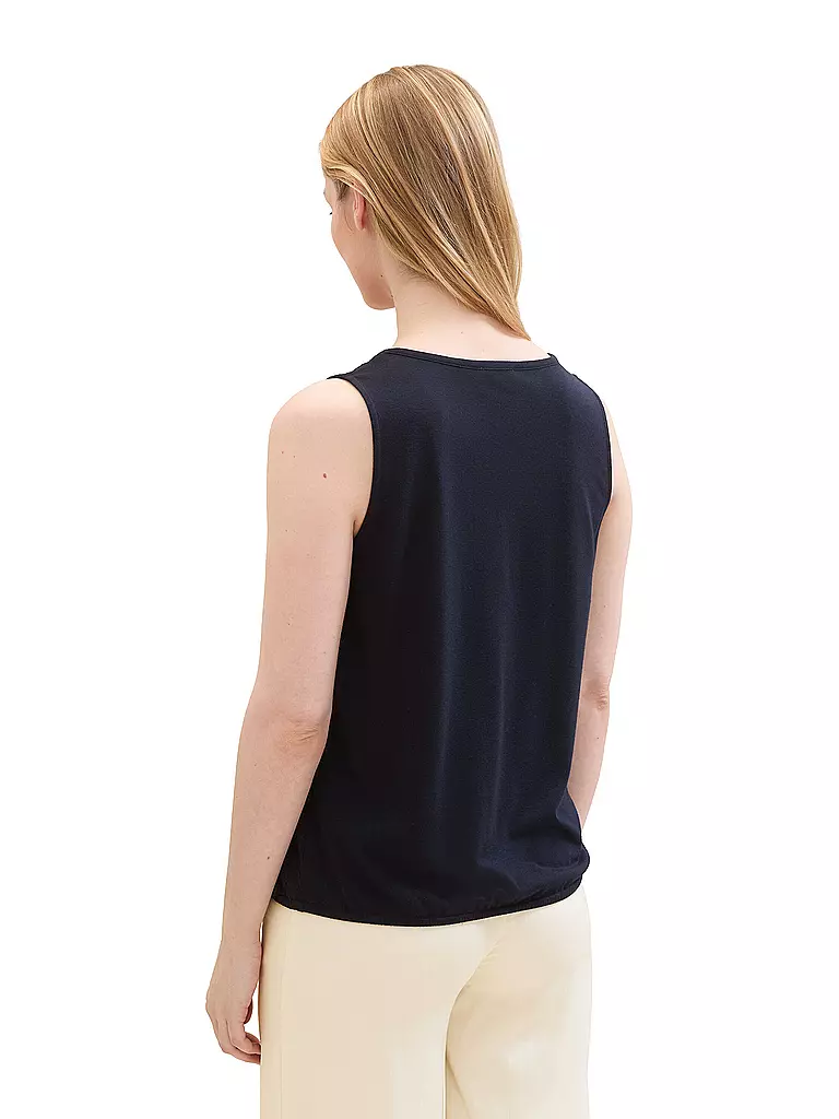 TOM TAILOR | Top  | Bleu foncé