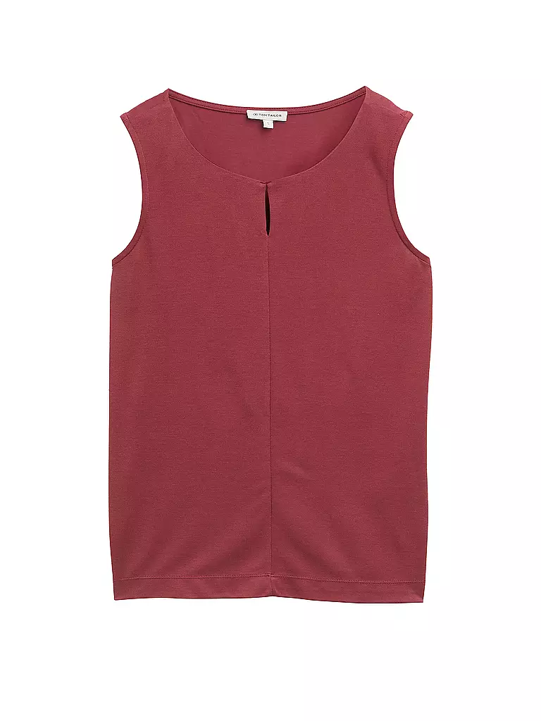 TOM TAILOR | Top | dunkelrot