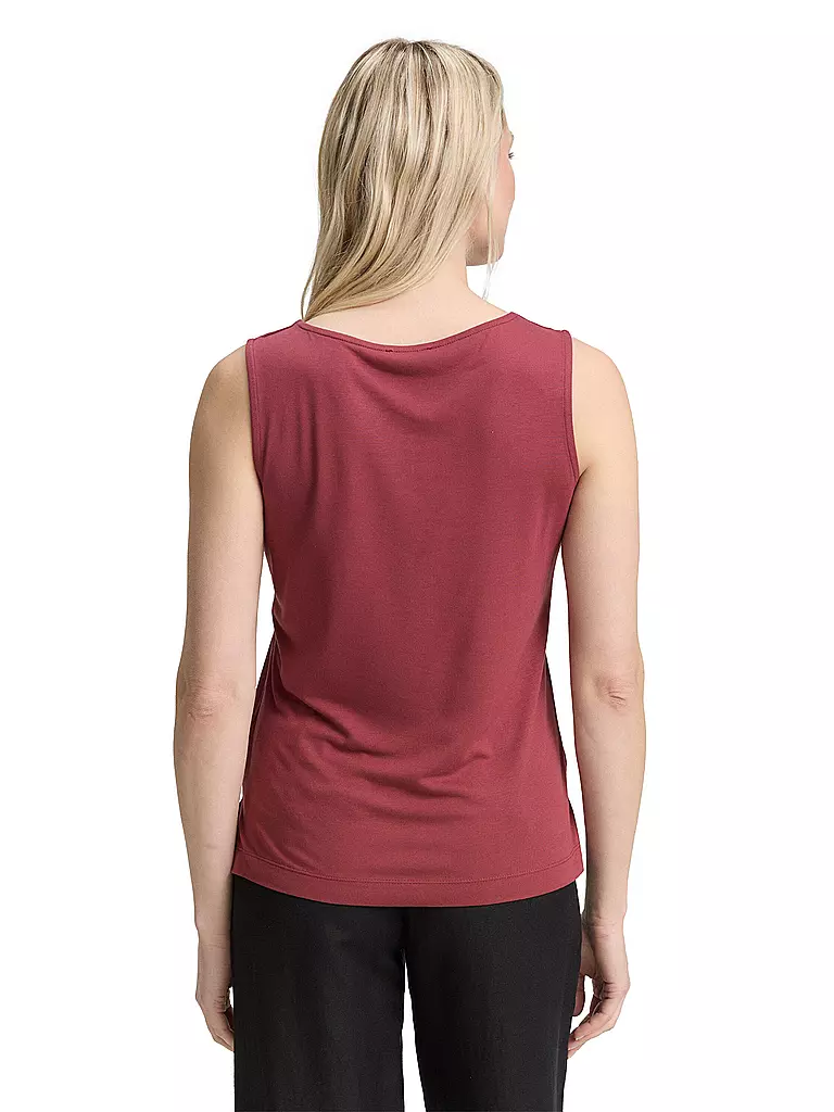 TOM TAILOR | Top | dunkelrot