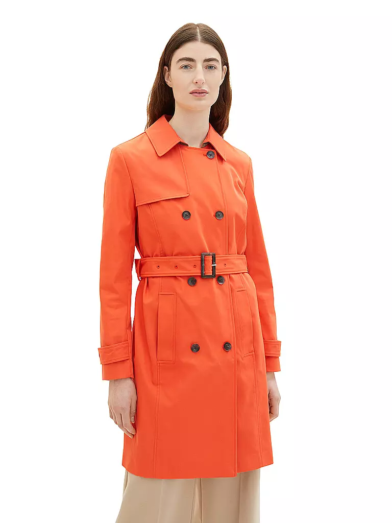 TOM TAILOR | Trench-coat | orange