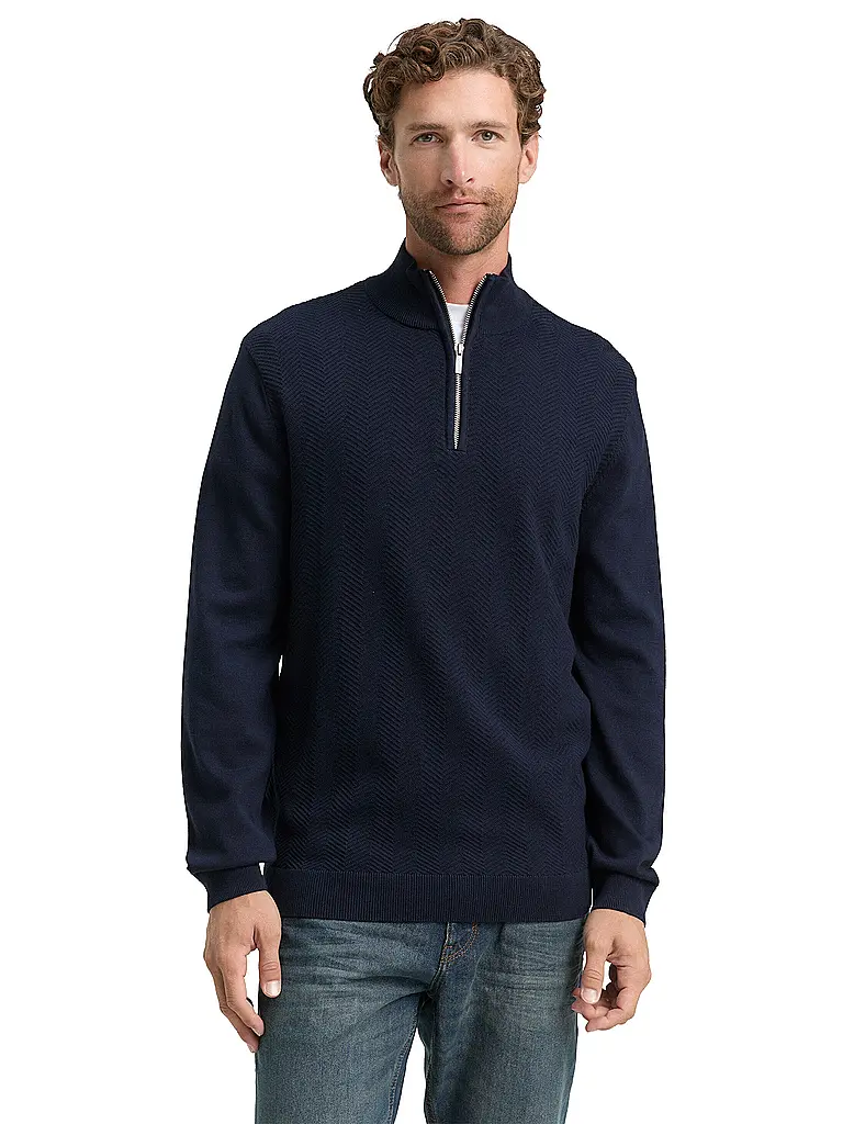 TOM TAILOR | Troyer Pullover | Bleu