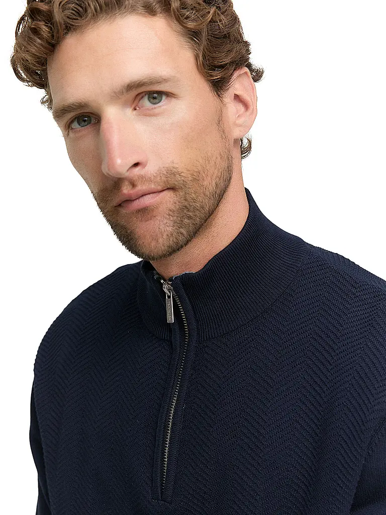 TOM TAILOR | Troyer Pullover | Bleu