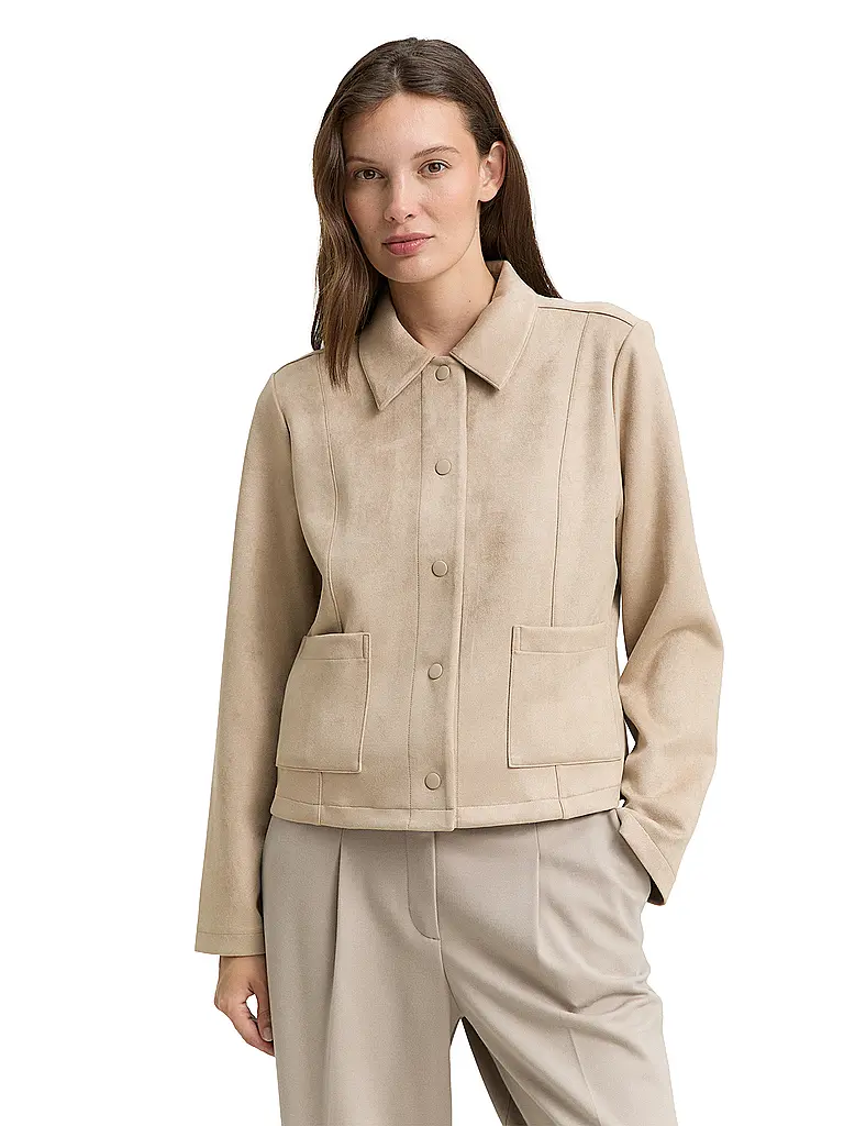 TOM TAILOR | Veste aspect cuir | 