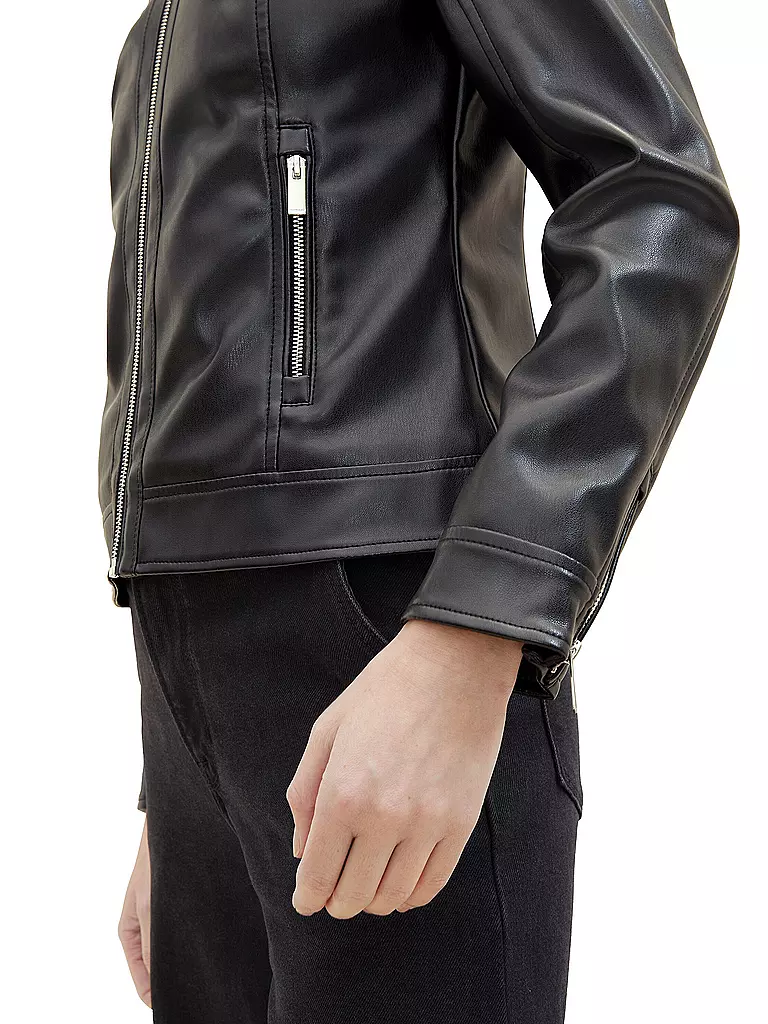 TOM TAILOR | Veste aspect cuir | 