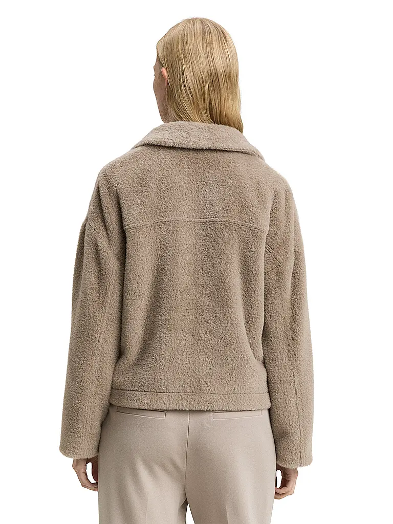 TOM TAILOR | Veste aspect fourrure | 