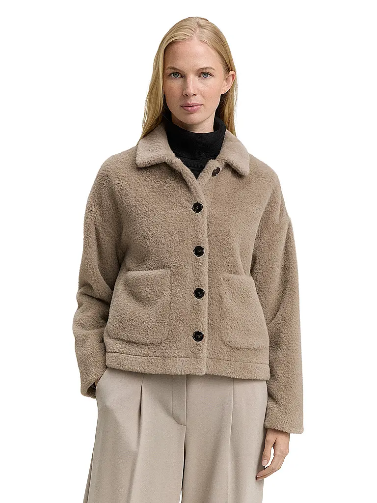 TOM TAILOR | Veste aspect fourrure | 