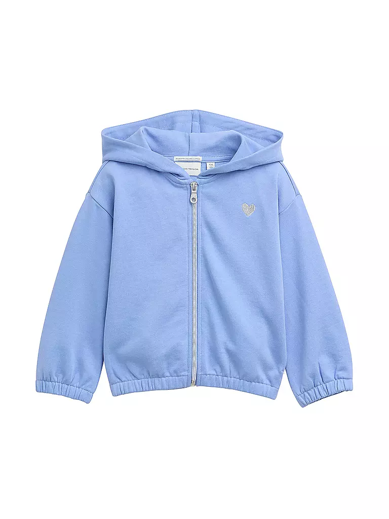 TOM TAILOR | Veste de survêtement fille | Bleu clair