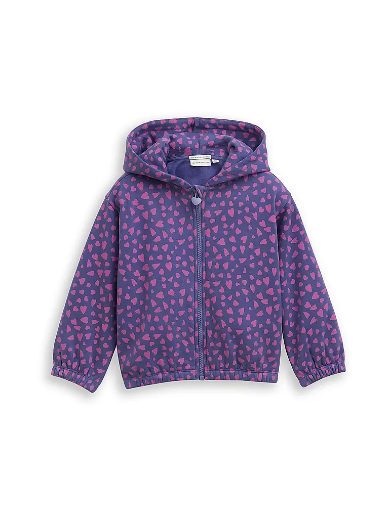 TOM TAILOR | Veste de survêtement fille | Bleu foncé
