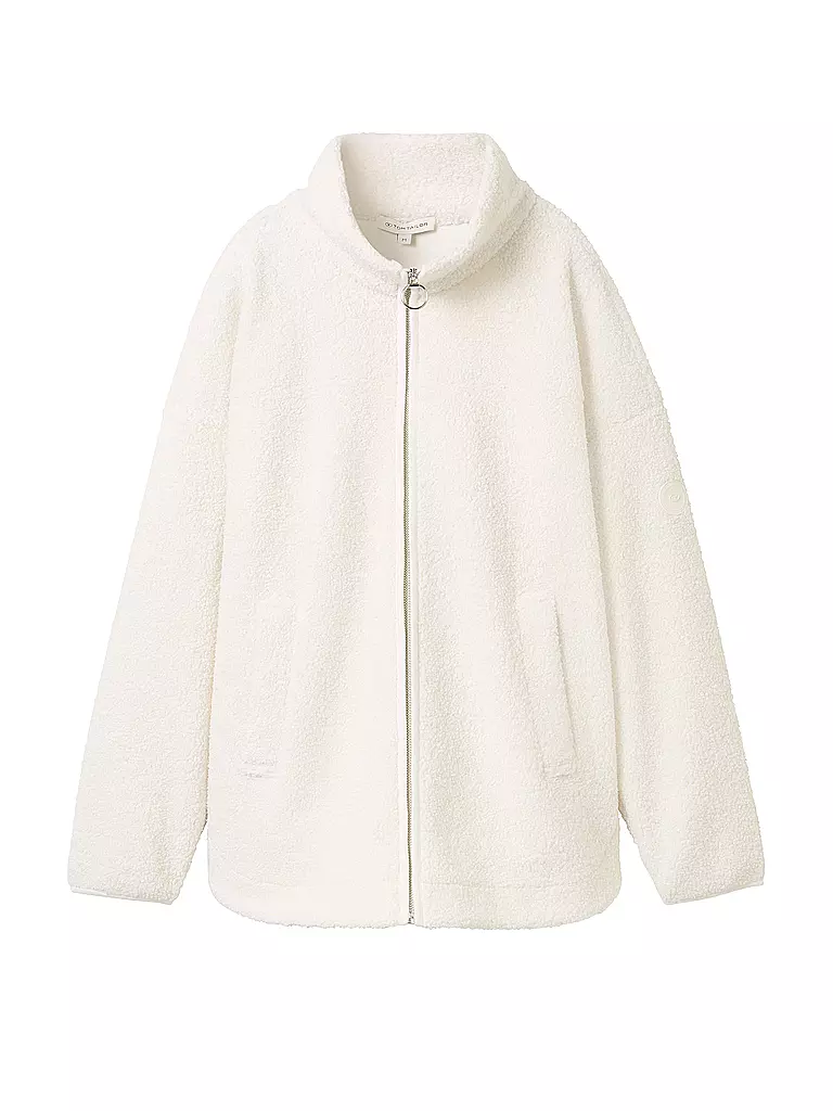 TOM TAILOR | Veste de survêtement | weiss