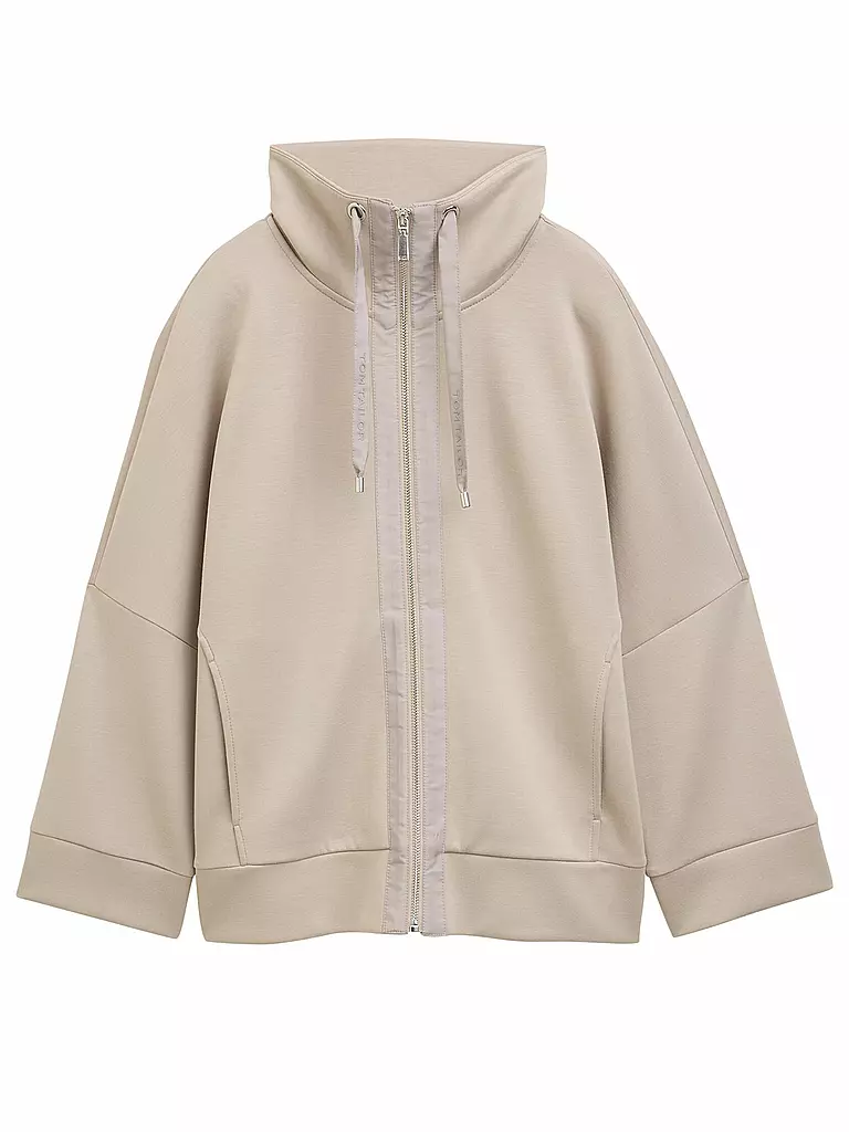 TOM TAILOR | Veste de survêtement | Beige