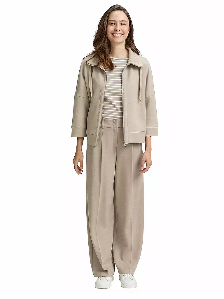 TOM TAILOR | Veste de survêtement | Beige