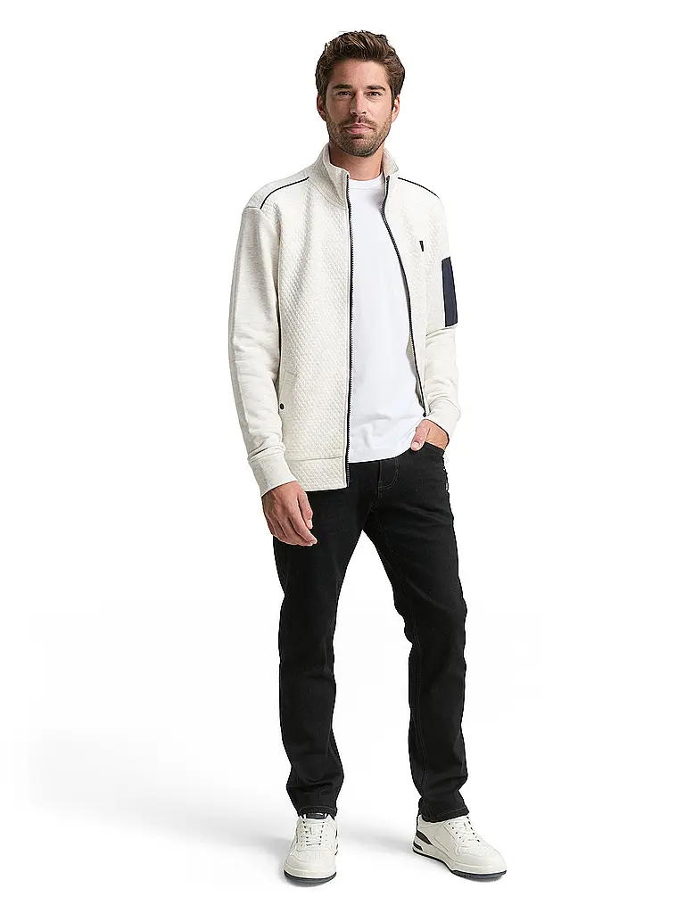 TOM TAILOR | Veste de survêtement | creme