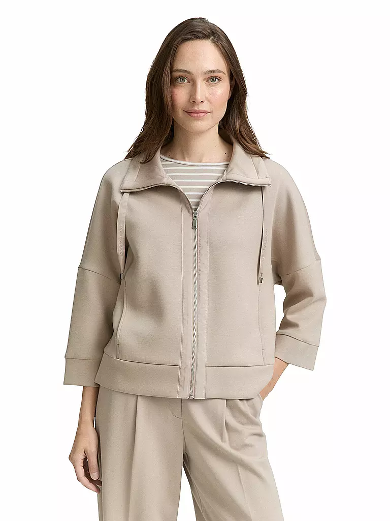 TOM TAILOR | Veste de survêtement | Beige