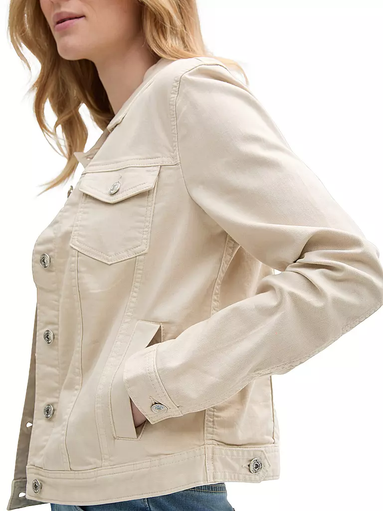 TOM TAILOR | Veste en jean | beige