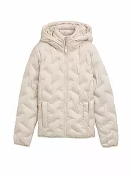TOM TAILOR | Veste matelassée à rayures | Beige