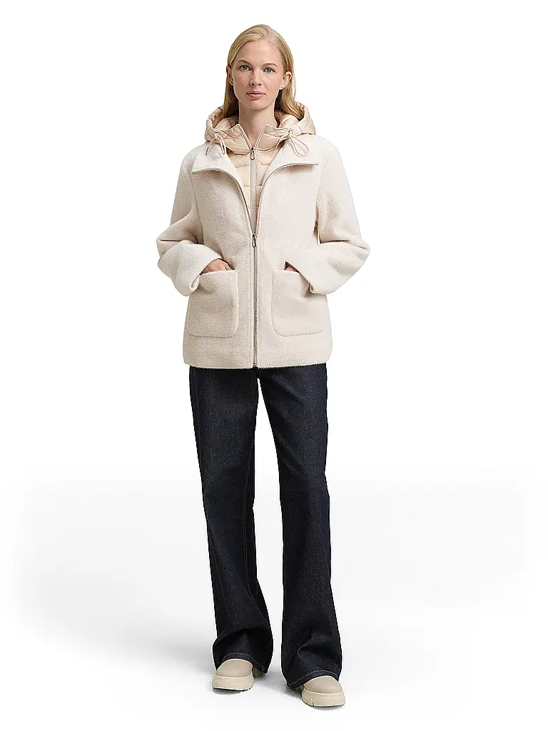 TOM TAILOR | Veste matelassée hybride | Beige