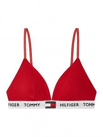 TOMMY HILFIGER | Bustier Triangle Rembourré rouge