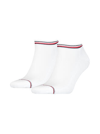 TOMMY HILFIGER | Chaussettes sneaker lot de 2 blanc