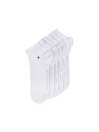 TOMMY HILFIGER | Chaussettes sneaker lot de 6 blanc
