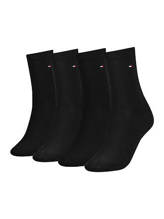 TOMMY HILFIGER | Chaussettes lot de 4 Noir