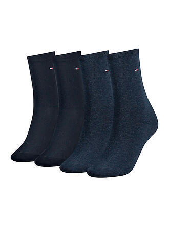 TOMMY HILFIGER | Chaussettes, lot de 4, Jean/Bleu