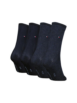 TOMMY HILFIGER | Chaussettes, lot de 4, Jean/Bleu