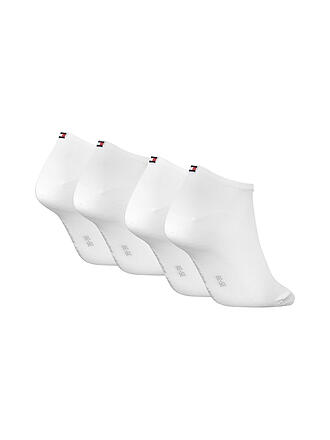 TOMMY HILFIGER | Chaussettes Sneaker Lot de 4 Blanc