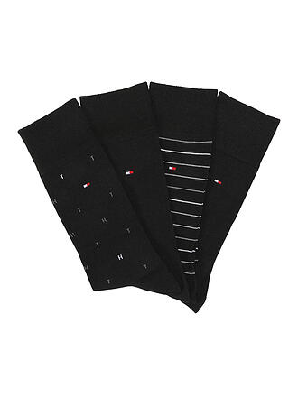 TOMMY HILFIGER | Chaussettes, lot de 4, noir