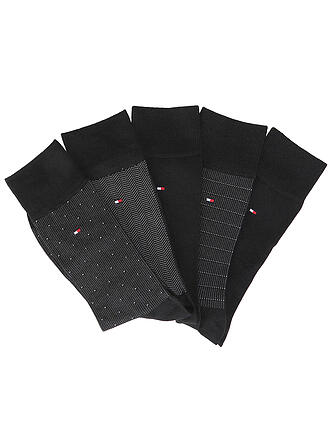 TOMMY HILFIGER | Coffret cadeau 6 paires de chaussettes noir