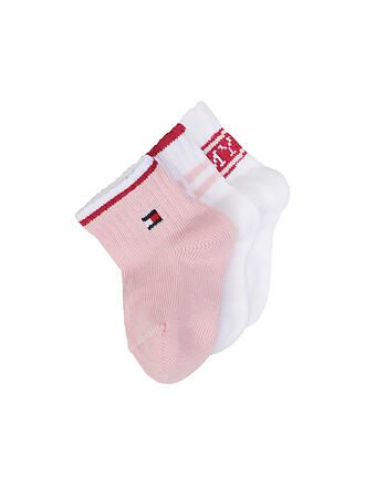 TOMMY HILFIGER | Chaussettes roses pour bébé fille, lot de 3